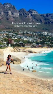 Somehow the world convinced us that adventure ends when motherhood begins. That once you have kids, the passports get tucked away and the dreams get “saved for later.” 💭✨

But here’s the truth: kids don’t stop the adventure — they change the way you experience it. You start noticing the little things. You go slower but you explore deeper.

When Kaleya came into our lives, we didn’t stop traveling. Yes, we slowed down a bit, but that slowdown made us more intentional about every trip. Small moments became big ones because we were traveling with our little adventurer. 🌎

Kaleya took her first flight at just 4 months old — to the Maldives — and we’ve since brought her to 60+ countries (she’s 10)! ✈️She’s hiked through the breathtaking mountains of Patagonia, camped with tribes in Ethiopia, road-tripped across Iceland’s dramatic landscapes, and even met Santa in magical Lapland. 

I’m living proof that you don’t have to choose between being a present parent and living a big, adventurous life. You can choose both. ✨

travel with kids | family travel | worldschooling | digital nomad family #TravelWithKids #DigitalNomadFamily #FamilyAdventure #AdventureFamily #Worldschooling