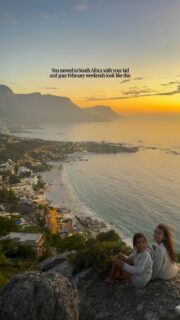 We’re back at our homebase in Cape Town, South Africa 🇿🇦 ! The weather’s still looking glorious and the view is spectacular no matter where you look. 

It’s my favorite city in the world for good reason! 🌎 Sadly it’s our last few months here ( heading to our next destination in May for work); we’re feeling kinda sad to leave but also making the most of our remaining time here.

Here are some awesome spots we’ve discovered recently that are featured in the reel:

🗻 The Rock: easily the best sunset views 
🍳 Our Local Kloof St: a lush cafe n brunch spot 
🍹 Aperitif: a hip cocktail bar with excellent sandos
🚪 Bo Kaap: the colorful Cape Malay district 
🍷 Zevenwacht wine estate: for delicious well-priced wine and green fields 
🛝 Curious kids festival: held this weekend 

Cape town south africa | cape town with kids |  living in cape town #capetown #capetownwithkids #travelwithkids