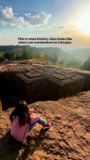 Welcome to Lalibela, the ancient capital of Ethiopia 🇪🇹! Tucked deep in a remote, mountainous region, it’s home to 11 extraordinary 11th-century rock-hewn churches, carved directly into the earth. 

Honestly these churches rival the great ancient wonders of the world — and yet few people have heard of them. What’s truly amazing is that these churches are still used by devout locals daily for mass and baptisms.

This was my favorite place in Ethiopia when I visited 9 years ago, and coming back now with my family feels incredibly full-circle. Watching it through my kid’s eyes has made it even more meaningful than I remembered.

Planning a visit to Lalibela:

• ✈️ Getting there: Fly from Addis Ababa to Lalibela Airport (short flight, stunning views)

• 🎟️ Entrance fee: ~$100 USD per person for the church complex (valid for multiple days)

• 👟 Go with a guide: Highly recommended to truly understand the symbolism + history. Our guide @Abeje_Mengesha was excellent; he made all the difference with his amazing stories!

💰 Cost of tour: We booked a 3-day tour with @hilltoplodgelalibela for US$180/person ($130/child).

• 🕰️ Best time: Early morning or late afternoon for fewer crowds and softer light

• 🧥 Bring layers: It’s cooler here due to the elevation and cover up with long pants as a sign of respect

👋 Hi! I’m Nellie, a travel writer and adventurous mum. I share all I’ve learned about digital nomad family travel here. So glad you’re here! 🌏 

Ethiopia with kids | Lalibela Ethiopia | Ethiopia travel | worldschooling in Ethiopia #ethiopiawithkids #ethiopiatravel