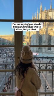 I’m not saying you should book a Christmas trip to Milan, Italy 🇮🇹…but here’s why you might want to.

Best things to do in Milan at Christmas: 

🎠 Wander the Christmas markets around Piazza Duomo, where festive stalls sit beneath the cathedral — and there’s a classic carousel ride that feels straight out of a storybook.

🎄Walk the Galleria Vittorio Emanuele II dressed in full holiday sparkle. 

⛸️ Go ice skating at Villaggio delle Meraviglie (Indro Montanelli Gardens), with a partly heated/covered area and outdoor ice. 

☕ Warm up with hot chocolate or espresso in historic cafés

🕯️ Visit churches and midnight Mass if you’re there on Christmas Eve.

🍝 Indulge in seasonal Italian food — panettone hits different here.

❄️ Take an easy winter day trip to the Swiss Alps

Milan at Christmas isn’t loud or overdone.
It’s elegant, cozy, and made for slow wandering — the kind of trip that sneaks up on you and stays in your memory.

Would you come to Milan in December? ✨🇮🇹

👋Hi! I’m Nellie, a travel writer and adventurous mum. I share all I’ve learned about digital nomad family travel here. So glad you’re here! 🌏 

#milanitaly #christmasinmilan #christmasinitaly travelfamily #livingabroad #worldschooling #familytravel #learningeverywhere #travelwithkids #digitalnomadfamily #familytravel#familyadventures