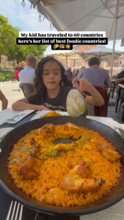 🌍 My kid has eaten her way through 60 countries — and these are her ultimate foodie favorites! 👩‍🍳

🇸🇬 Singapore —  Kaleya honestly thinks Singapore has the best food in the world (not bcos Im from here)! Her fav dishes are roast duck noodles, crab vermicelli and chicken rice. 🍜

🇮🇹 Italy — pasta, pizza, gelato…which kid doesn’t like Italian food? She still dreams about scoops of pistachio gelato in Milan and handmade pasta in Tuscany. 🍕🍦

🇲🇽 Mexico — tacos for breakfast, lunch, and dinner. 🌮 She’s obsessed with fresh tortillas, street elote, and anything with lime and spice.

🇯🇵 Japan — sushi artistry, fluffy pancakes, and 7-Eleven snacks that deserve Michelin stars. 🍣🍡

🇪🇸 Spain — churros, tapas, and paella by the beach. ☀️ Her favorite part? Her grandma’s clam soup and seafood rice.

🇻🇳 Vietnam — street food haven! From steaming bowls of pho to crispy banh mi on the street corner — light, fresh, and full of flavor. 🍜

🇨🇳 China — dumplings, noodles, and dim sum feasts galore. 🥟 She says no trip is complete without soup dumplings and bubble tea!

Do you agree with her top foodie picks? Or is your favorite country missing from the list? 😋👇

👋 Hi! I’m Nellie, a travel writer and adventurous mum. I share all I’ve learned about digital nomad family travel here. So glad you’re here! 🌏 

 #travelfamily #livingabroad #worldschooling #familytravel #learningeverywhere #travelwithkids #digitalnomadfamily #familytravel #foodietravel #familyadventures #travelforfood
