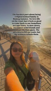 We’re back in South Africa 🇿🇦 once again, after spending the past month traveling around Madagascar and Reunion Island! 🇲🇬 🇷🇪 It was an epic adventure but we’re ready to slow down and find our rhythm again.

It feels so good to come back to Cape Town,  a place that already feels like home for us. We’re now based in Sea Point, where we can walk everywhere and enjoy an outdoorsy lifestyle. Love watching epic sunsets and walking on the beach everyday. 🌅🌊🐚

We’re also very excited to finally homeschool Kaleya this term 📚! It definitely suits our nomadic lifestyle better. We’re no longer tied to a hectic schedule, with crazy mornings, traffic commutes and homework. Kaleya is also really independent and driven, so I think it’s about time.💪

Follow us for more insights to how living in Cape Town is like! We’ll also be traveling around South Africa, so stay tuned! 

👋 Hi! I’m Nellie, a travel writer and adventurous mum. I share all I’ve learned about digital nomad family travel here. So glad you’re here! 🌏 

 #travelfamily #livingabroad #worldschooling #familytravel #learningeverywhere #travelwithkids #digitalnomadfamily #familytravel #capetownwithkids