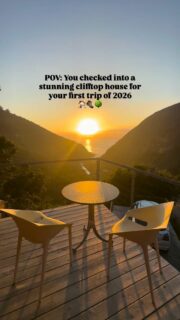 Staying at the stunning Forest Whisper clifftop house gave us the perfect start to 2026. 

We watched the sunrise, enjoyed the gorgeous views, went hiking, played boardgames, spent quality time together, and made delicious braai in the evening — surrounded by the indigenous forest of the luscious Garden Route, South Africa. ✨🌌

At a 5-hour drive from Cape Town, the treehouse is perched on the cliffs of Ballots Bay (a little-visited area only locals know about), between George and Wilderness. This part of the Garden Route is so quiet and secluded, it feels like a little secret that we managed to uncover. 

Forest Whisper is tastefully designed to let the outside in, with floor-to-ceiling windows and a beautiful wooden structure. It has 2 bedrooms, a big living area, kitchen and outdoor deck spread out across 3 levels. 🏠

Almost every room in the house (including the 3rd floor shower) opens up to amazing views of the hidden beach. Hiking trails crisscross the nature reserve - our favorite is the Porcupine Trail that leads to the clifftops overlooking the coast. 🐋🌊🏝️

This has been one of our favorite places we’ve stayed at in South Africa, and we highly recommend it to families who are traveling the Garden Route!

📍@secretescapegardenroute: Forest Whisper

👋Hi! I’m Nellie, a travel writer and adventurous mum. I share all I’ve learned about digital nomad family travel here. So glad you’re here! 🌏 

south africa travel | garden route | south africa cabins | unique stays #southafricawithkids  #uniquestays #southafricacabins #gardenroutecabins