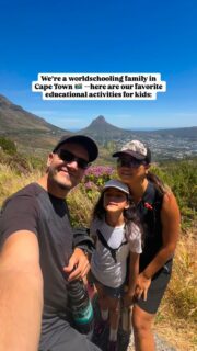 Why do we love Cape Town so much? There are so many learning opportunities for worldschoolers like us, who are always looking for fun, nature-based ways for our daughter to learn beyond the classroom.

After 6 months in Cape Town, here are our family’s favorite worldschooling activities:

🚴 Mountain biking in Constantia 
Kaleya did a camp with @breakawayrides and had a blast! The instructors are fantastic and they literally ride up mountains with the kids. （No bikes? Rent them from Constantia Uutaig’s bike park.)

🐚 Marine biology classes
@aonyx_marine_experiences runs rock pools excursions regularly at Mouille Point. We love learning from Marine Biologist @kirshia_ocean_educator who’s passionate about marine life. You’ll be surprised by how much you find here!

🌳 Forest School 
Kaleya goes to weekly forest school sessions with @natureplays_sa at the gorgeous Deer Park, a protected reserve just on the foothills of Table Mountain. It’s such an incredible way to immerse kids in nature and hace an appreciation for it. 

🏄🏻 Surfing at Muizenberg 
Muizenberg beach is well known as the best beach to learn surfing in Cape Town. We took a basic surfing clinic with @topturnsurfschool and hope to repeat it again soon!

🧗 Rock climbing
The climbing hall @cityrock_cpt is fantastic and @sicc2026 runs weekly classes for little ones. They even do belay tags and proper training. 

Would you consider worldschooling in Cape Town???

Worldschooling | worldschoolers | worldschooling cape town | cape town south africa | cape town with kids